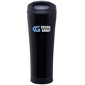 18 Oz. Black Cara Stainless Steel Tumbler